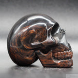 Obsidian Human Skull (O08)