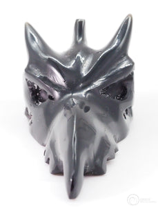 Black Obsidian Phoenix Skull