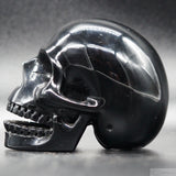 Obsidian Human Skull (O06)