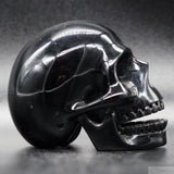 Obsidian Human Skull (O06)