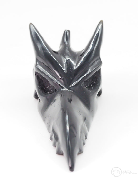Black Obsidian Phoenix Skull (O51)