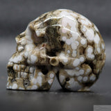 Ocean Jasper Human Skull