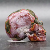 Ocean Jasper Human Skull