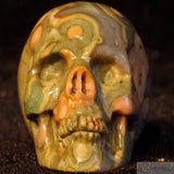 Ocean Jasper Human Skull