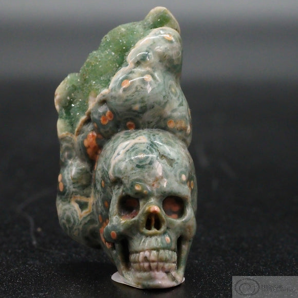 Ocean Jasper Human Skull (OJ21)