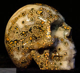 Ocean Jasper Human Skull (OJ13)