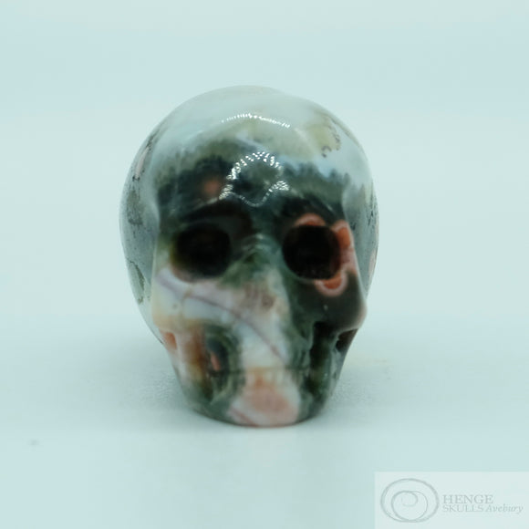 Ocean Jasper Human Skull