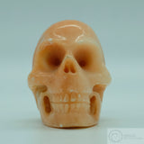 Orange Alabaster Human Skull (OA02)