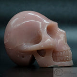 Pink Andean Opal Human Skull