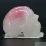 Pink Tourmaline Human Skull (PT03)