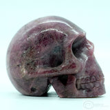 Pink Tourmaline Skull