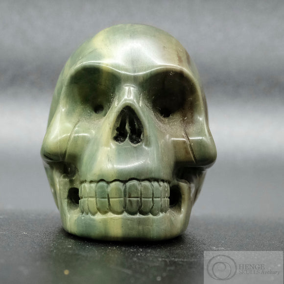 Poly Chrome Jasper Human Skull (PCJ02)