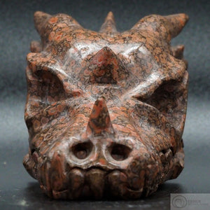 Poppy Jasper Dragon Skull