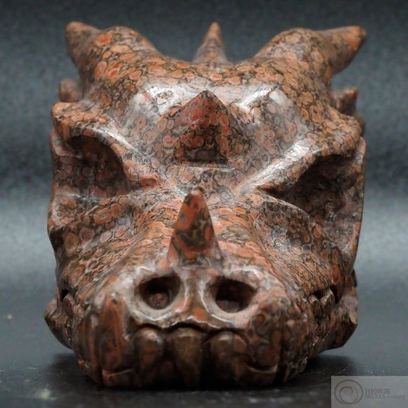 Poppy Jasper Dragon Skull