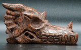 Poppy Jasper Dragon Skull