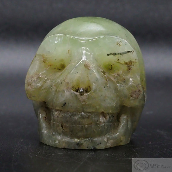 Prehnite Human Skull