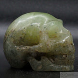 Prehnite Human Skull