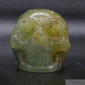 Prehnite Human Skull