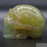 Prehnite Human Skull