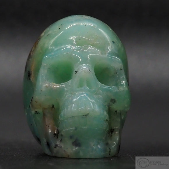 Prehnite Human Skull (Preh08)