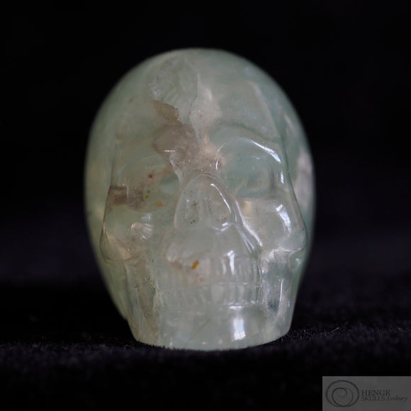Prehnite Human Skull (Preh04)