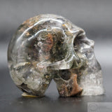 Quartz and Black Tourmaline Skull