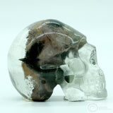 Quartz + Black Tourmaline Skull