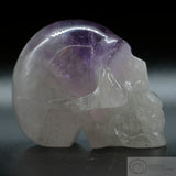 Quartz with Amethyst Human Skull (QWA01)