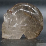 Quartz with Copper Human Skull (QC02)