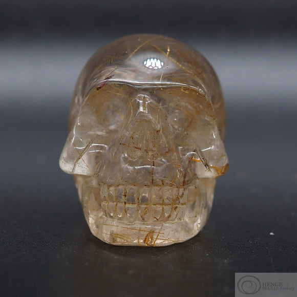 Quartz and Copper Human Skull