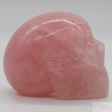 Rose Quartz Human Skull (RQ18)