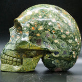 Rainforest Jasper Human Skull (RJ08)