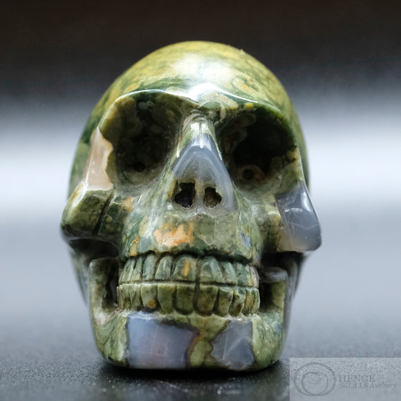 Rainforest Jasper Human Skull (RJ05)