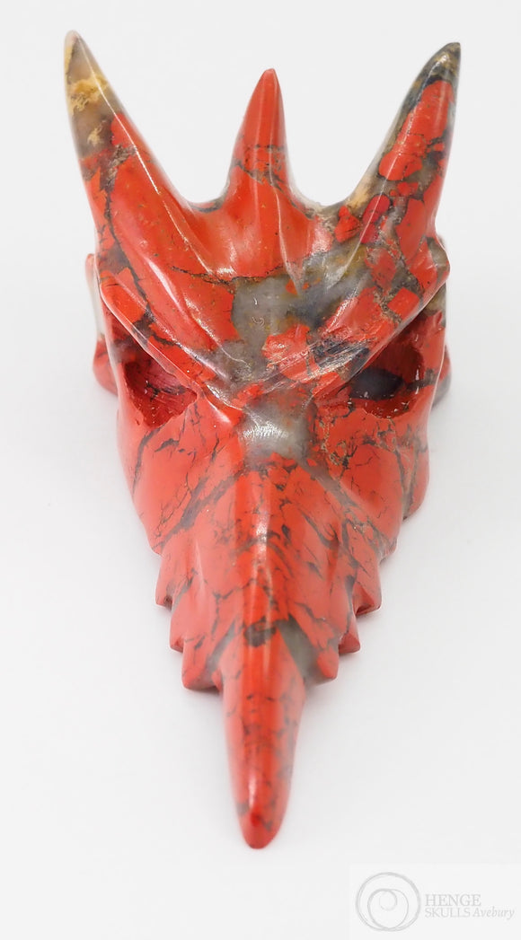 Red Jasper Phoenix Skull (RJ52)