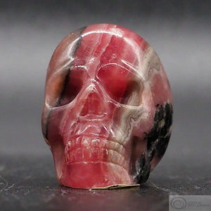 Rhodochrosite Human Skull