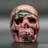 Rhodonite Skull