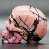 Rhodonite Skull