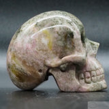 Rhodonite Human Skull (Rho06)