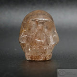 Rutilated Quartz Skull