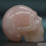 Rose Quartz Human Skull (RQ10)