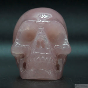 Rose Quartz Human Skull