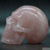 Rose Quartz Human Skull
