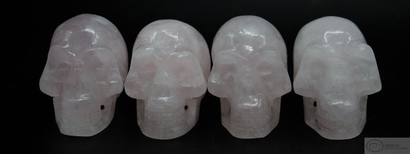 Rose Quartz Human Skulls (RQE1, RQE)
