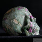 Ruby Fuchsite Human Skull (RF03)