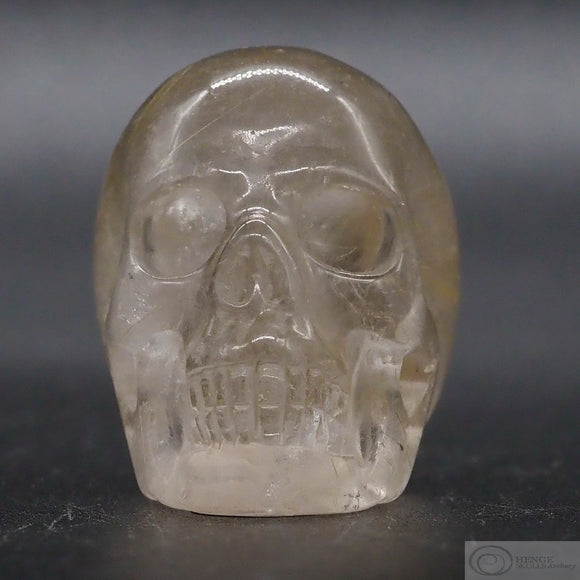 Rutilated Citrine Human Skull (C15)