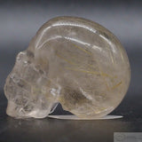 Rutilated Citrine Human Skull (C15)