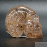 Rutilated Quartz Skull