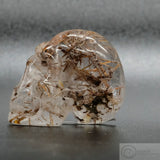 Rutilated Quartz Skull