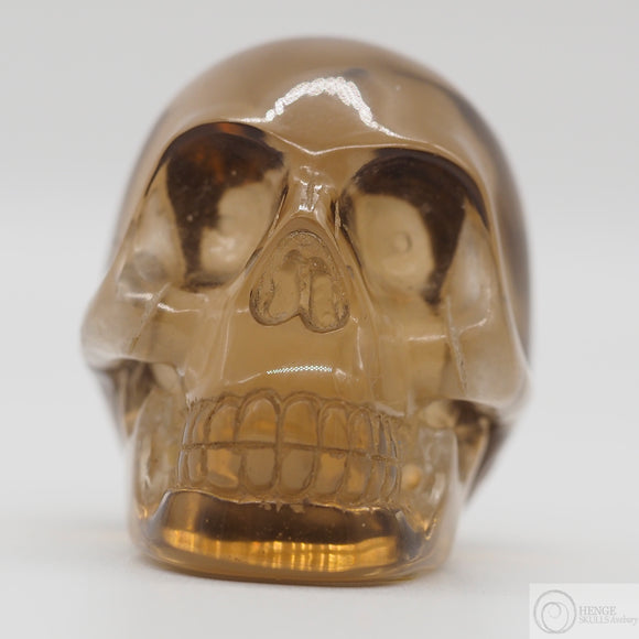 Smoky Citrine Human Skull (SC13)