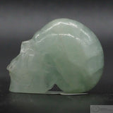 Seafoam Calcite Human Skull (SFC01)